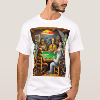 Cryptid Poker Night T Shirt