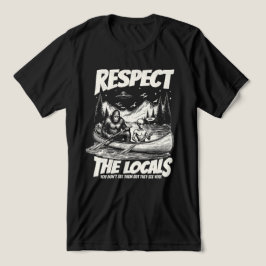 Cryptid Sasquatch Alien Encounter  T Shirt