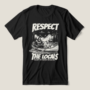 Cryptid Sasquatch Alien-möte T Shirt