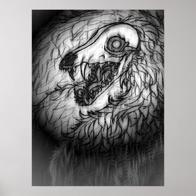 Cryptid: Snow Wasset Sketch  Poster (Framsidan)