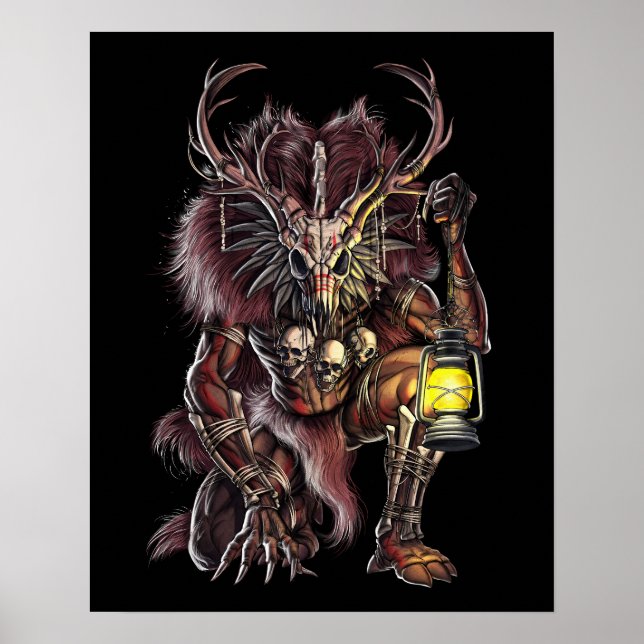 Cryptid Wendigo Poster (Framsidan)