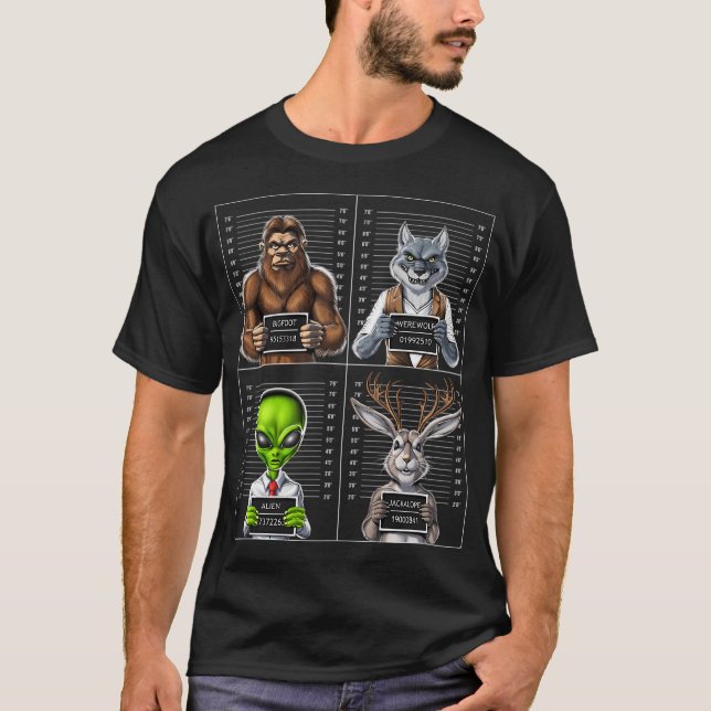 Cryptids Muggshot T Shirt (Framsida)
