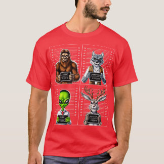 Cryptids Mugshot T Shirt
