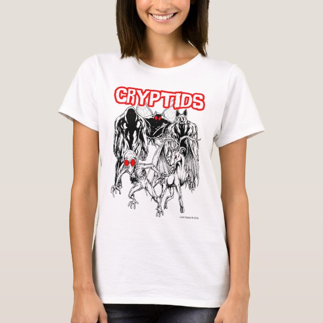 Cryptids T-shirt (Framsida)