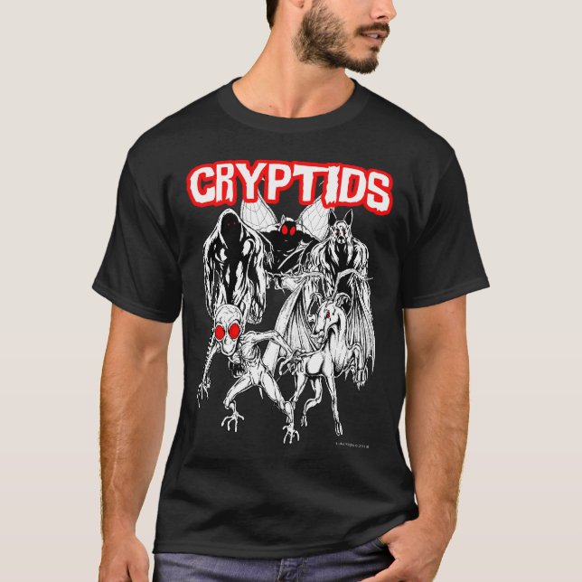 Cryptids Tee Shirt (Framsida)