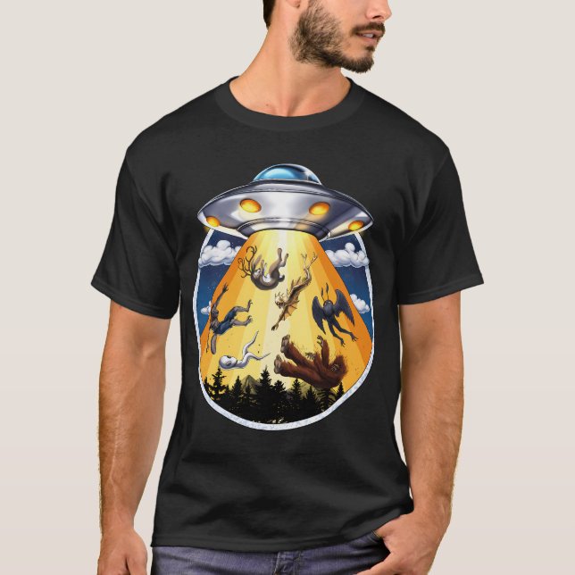 Cryptids Utomjordingabduktion T Shirt (Framsida)