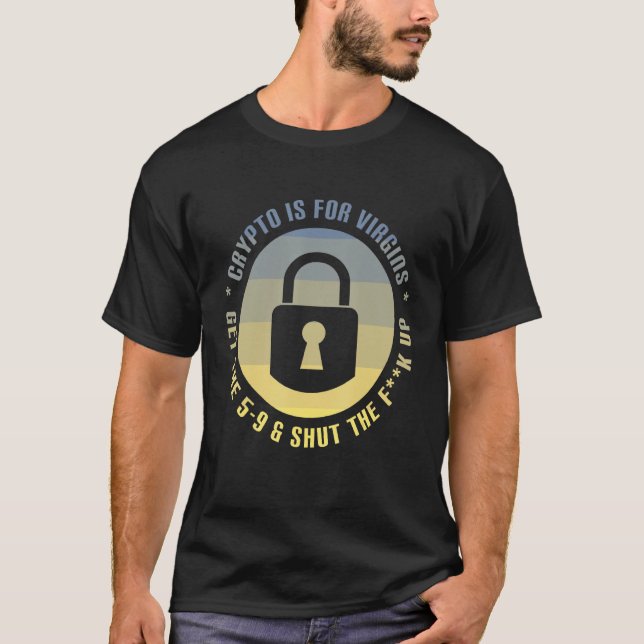 Crypto är för kryptocurr för felmeddelanden t shirt (Framsida)