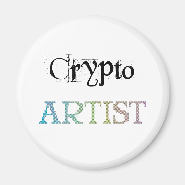 Crypto Artist Light Magnet (Framsidan)
