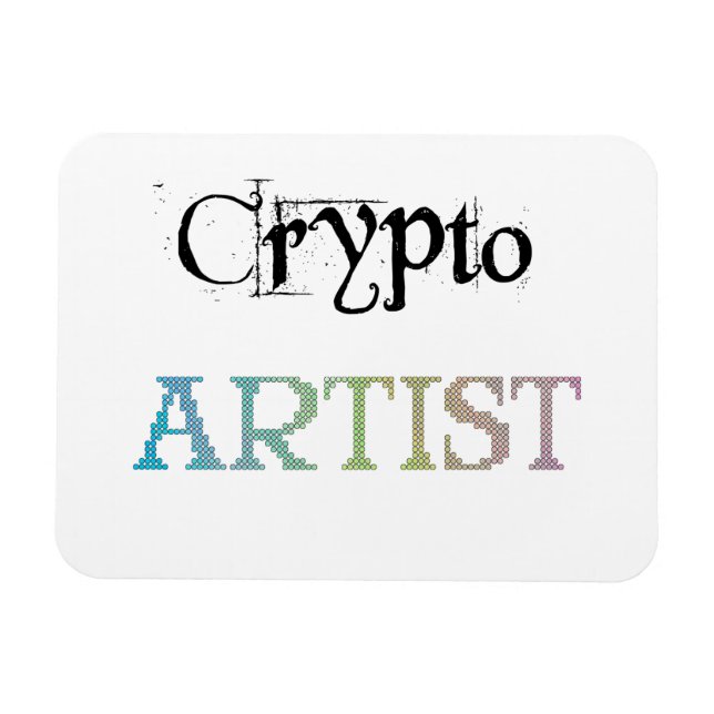 Crypto Artist Light Magnet (Horisontell)