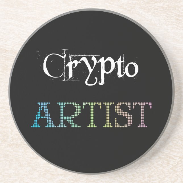 Crypto Artist Mörk Underlägg (Framsidan)