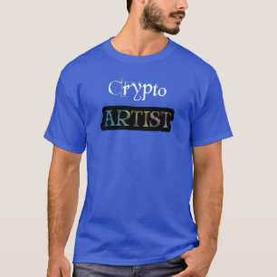 Crypto Artist Wide Mörk T Shirt