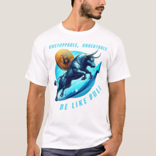 Crypto Bitcoin bull springa BTC Passive Inkomst To T Shirt