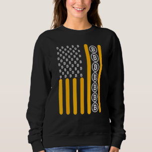 Crypto Bitcoin Cryptocurrency Blockchain Hodl-Flag T Shirt