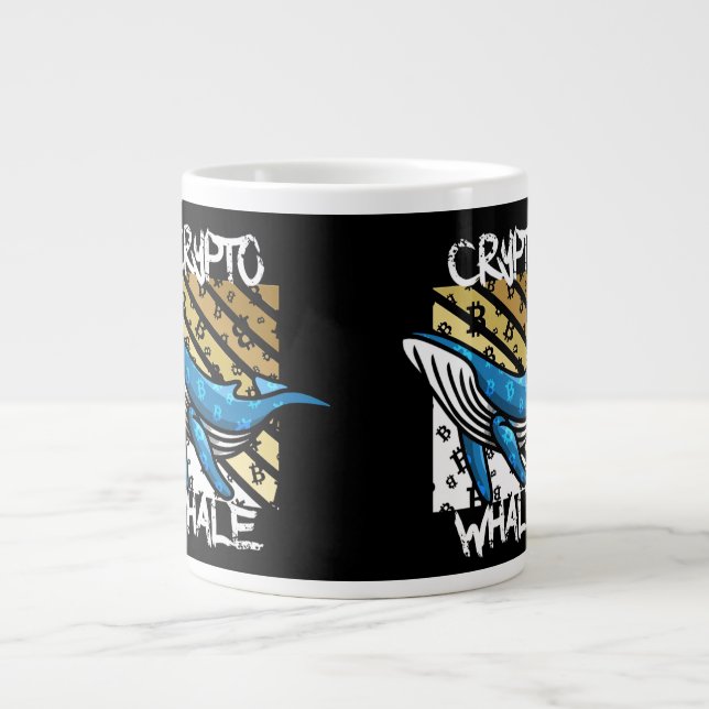 Crypto Btc Whale - Kryptomynt Jumbo Mugg (Framsidan)