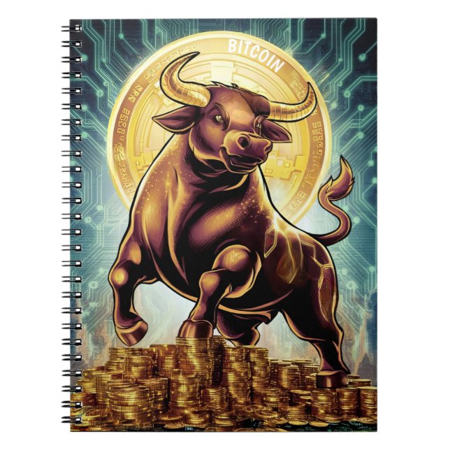 Crypto Bull Anteckningsbok (Framsidan)