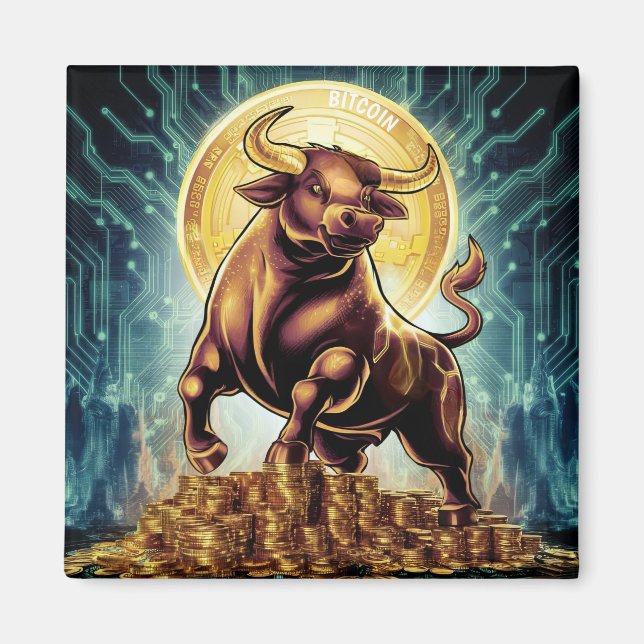 Crypto Bull Magnet (Framsidan)
