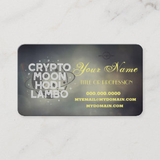 Crypto Business Card Visitkort