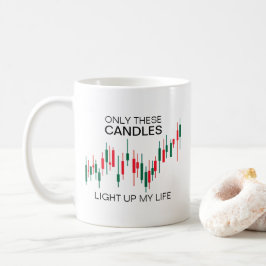 Crypto Candlesticks Personlig Kaffemugg