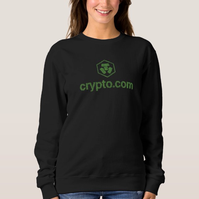 Crypto Com Coin Cro Kryptovaluta Hodl Krypto T Shirt (Framsida)