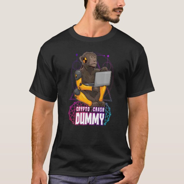 Crypto Crash Dummy T Shirt (Framsida)