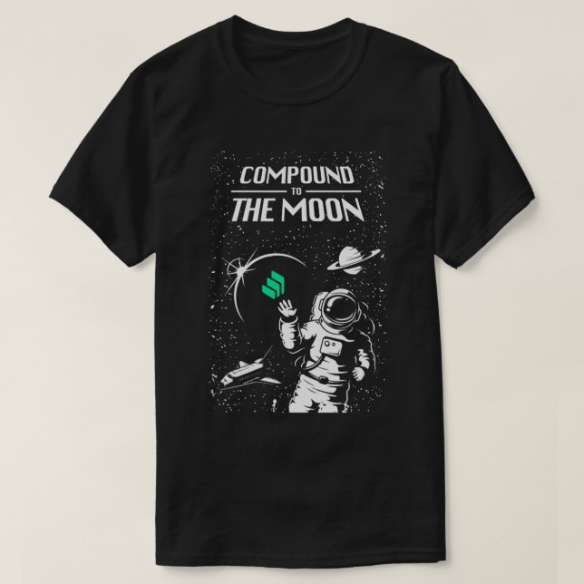 Crypto Currency Talk Roligt Compound Gear and Gift T Shirt (Design framsida)