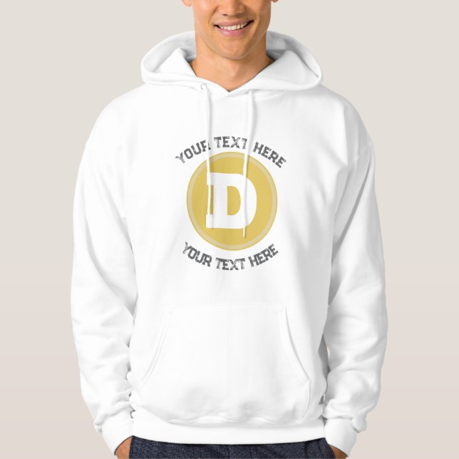 Crypto d-myntredigerbar citattecken hoodie (Framsida)