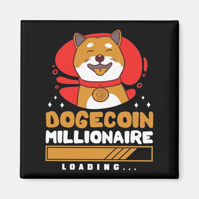 Crypto DogeCoin Millionaire Loading Magnet (Framsidan)