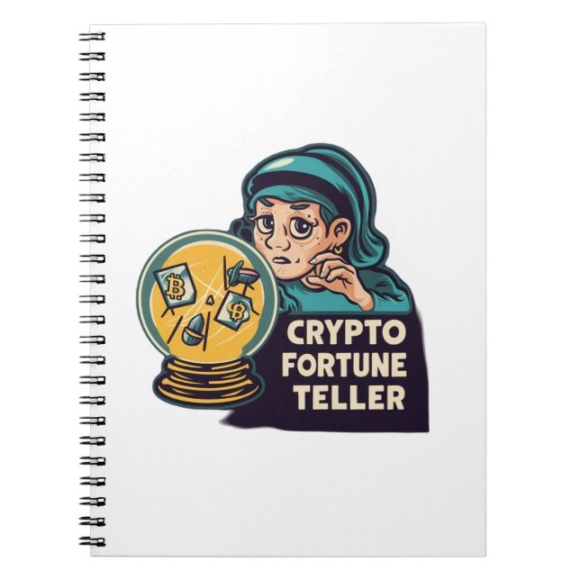 Crypto Fortune Teller Anteckningsbok (Framsidan)