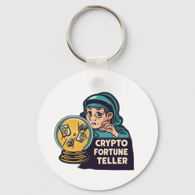 Crypto Fortune Teller Nyckelring (Framsida)