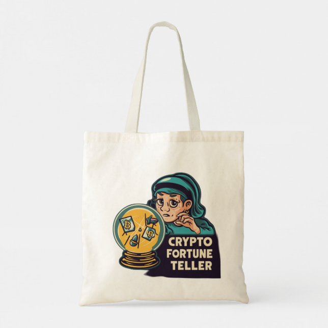 Crypto Fortune Teller Tygkasse (Baksida)