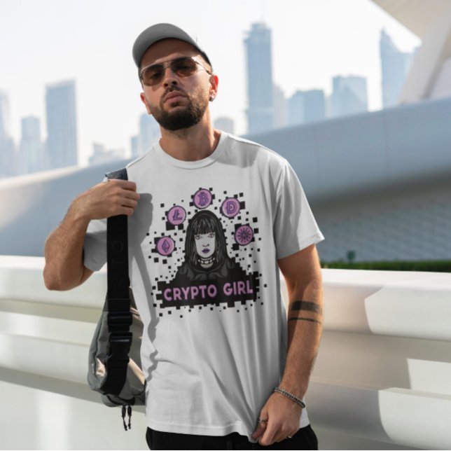 Crypto Girl T Shirt (Skapare uppladdad)
