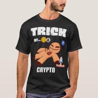 Crypto Halloween Bitcoin Meme XXI Century Witch T Shirt