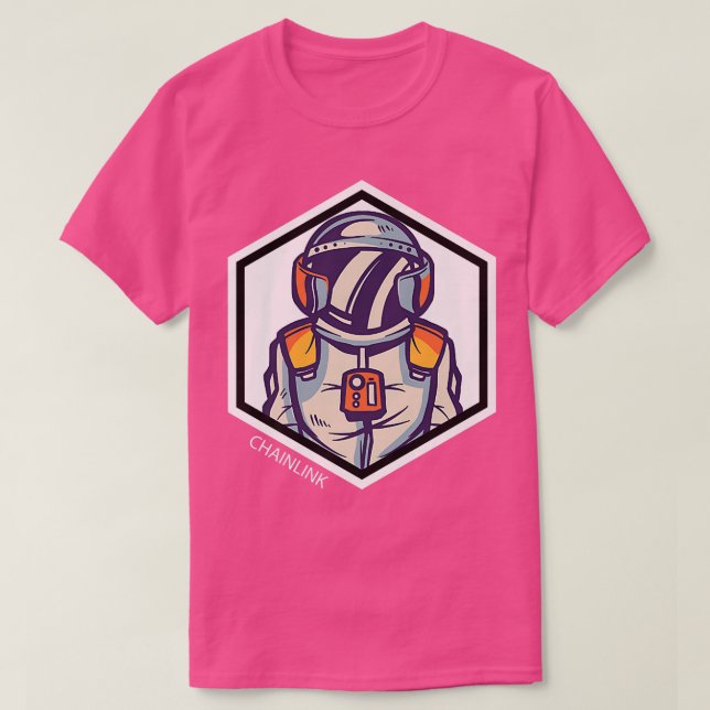 Crypto Internet Money Chainlink Cryptocurrency Ast T Shirt (Design framsida)