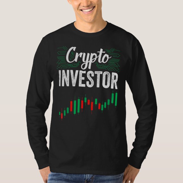 Crypto Investor SharePoint Investing Lagrar T Shirt (Framsida)