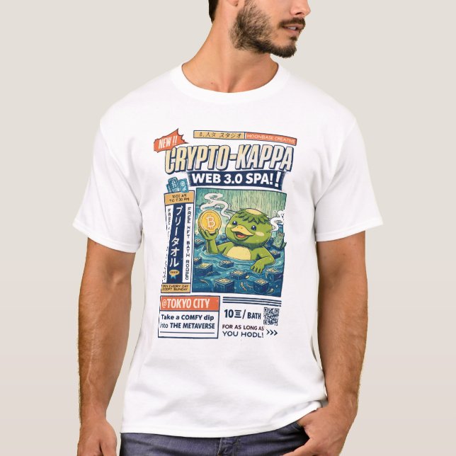Crypto Kappa Web 3.0 Spa T Shirt (Framsida)