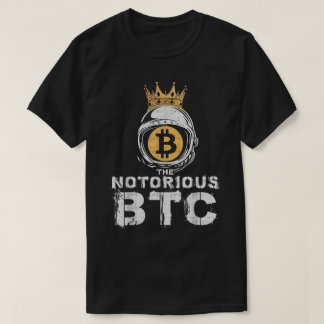 Crypto Kung Astronaut Bitcoin Design T Shirt