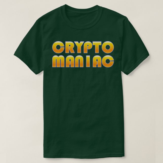 Crypto Maniac T Shirt (Design framsida)