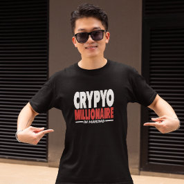 Crypto Millionaire in Skapar Planner T Shirt