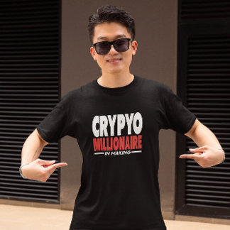 Crypto Millionaire in Skapar Planner T Shirt