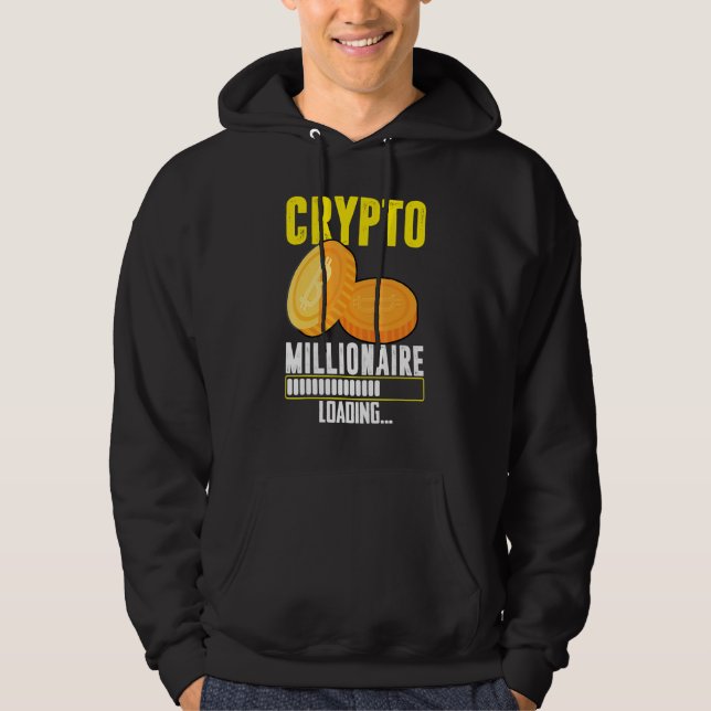 Crypto Millionaire Loading Hoodie (Framsida)