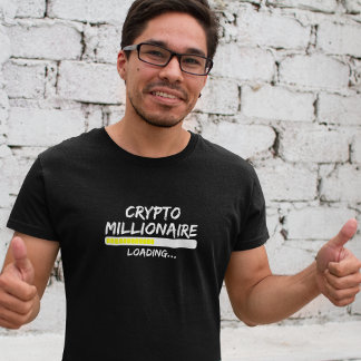 Crypto Millionaire Loading Keychain T Shirt