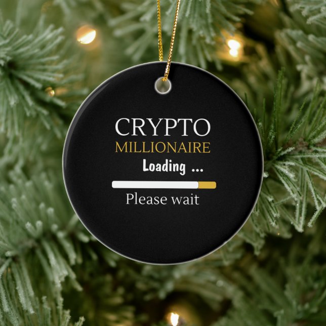 Crypto Millionaire Loading lustig online trading Julgransprydnad Keramik (Träd)