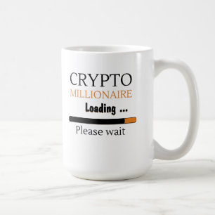 Crypto Millionaire Loading lustig trading nft Kaffemugg