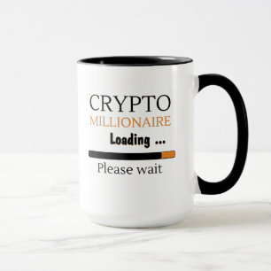 Crypto Millionaire Loading lustig trading nft Mugg