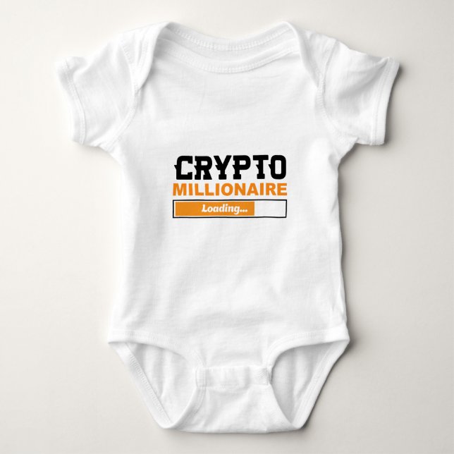 Crypto Millionaire Loading T Shirt (Framsida)