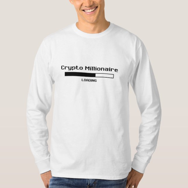 Crypto millionaire T-Shirt (Framsida)
