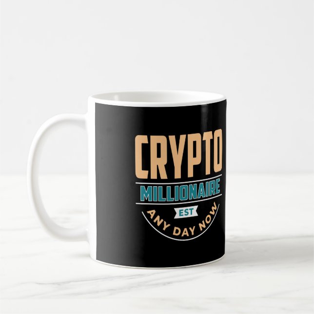 Crypto Millionaire - varje dag nu Kaffemugg (Vänster)