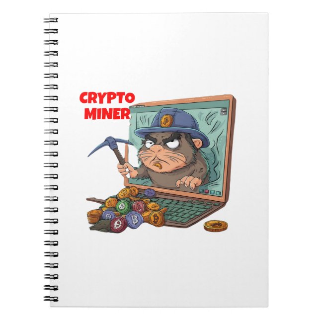 Crypto Miner Anteckningsbok (Framsidan)