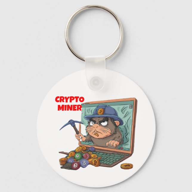Crypto Miner Nyckelring (Framsida)