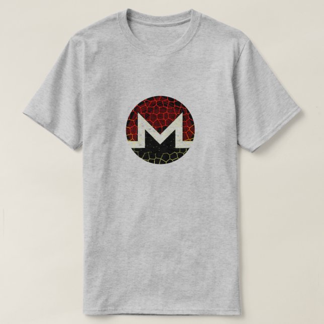 Crypto Monero (XMR) - ändrad logotypT-tröja T-shirt (Design framsida)